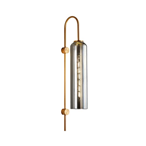 Smokey Long Glass Wall Light