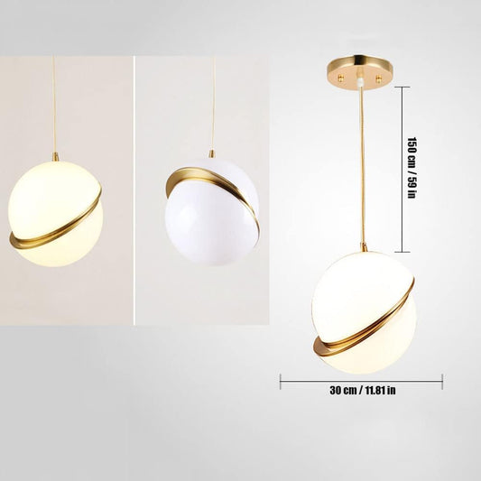 Norweigian Style Golden Pendant Light