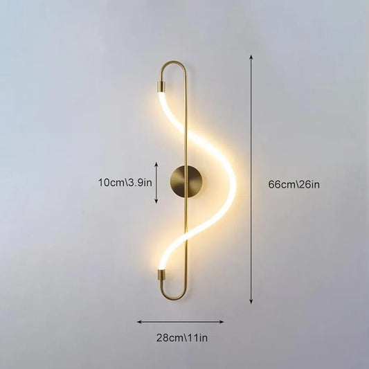 Glowave Spiral LED Wall Lamp