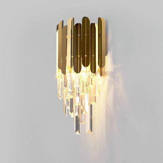 Golden Crystal Wall Fixtures