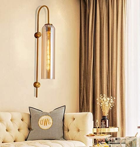 Gold Long Glass Wall Light