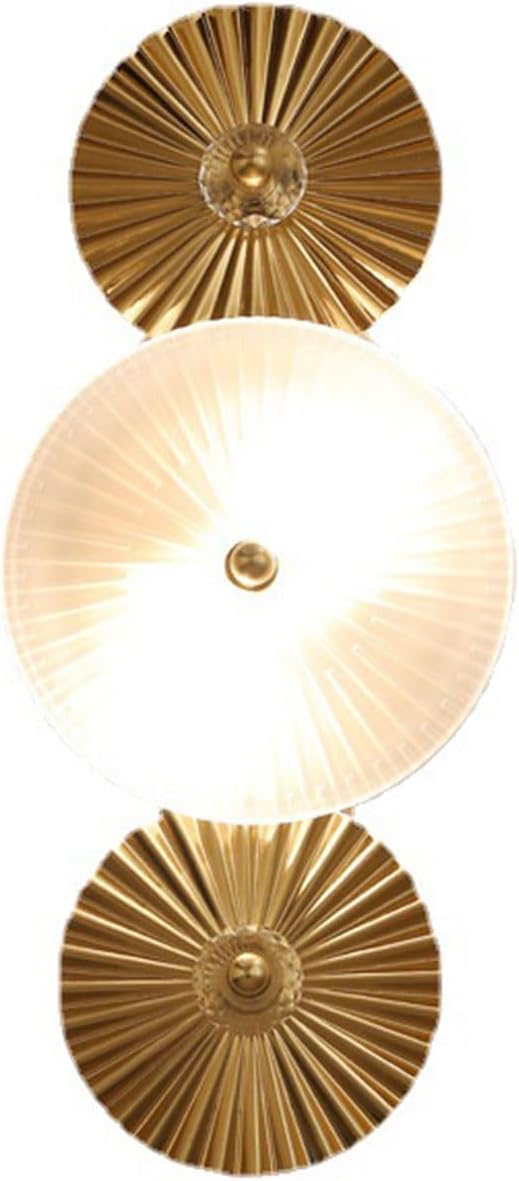 Lotus Leaf Gold Metal Wall Light