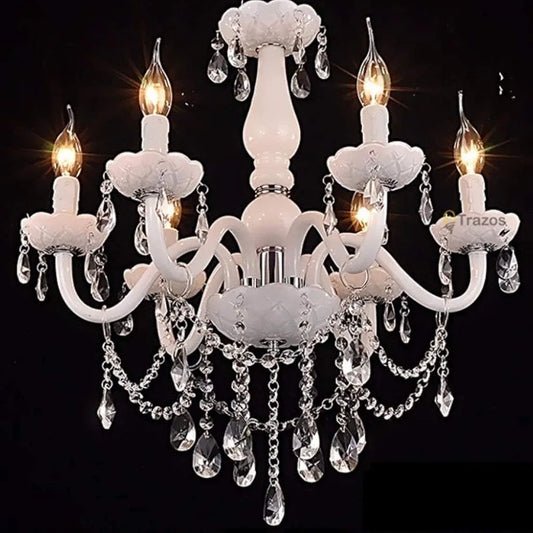 Amber Crystal Chandelier