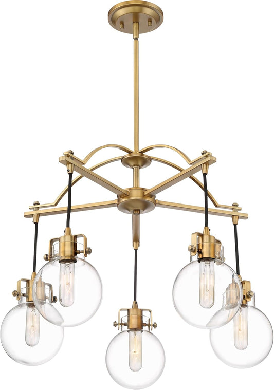 5-Light Weathered Chandelier