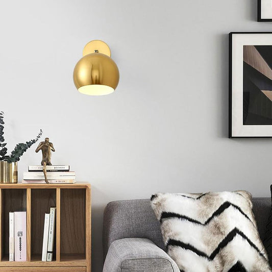 Wall-Mounted Semi-circular Sconces