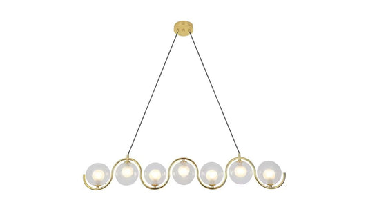 Modern Glass Ball LED Pendant Lamp