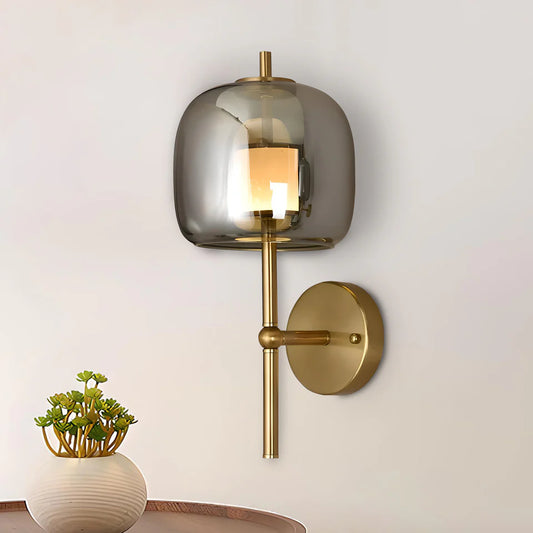 Glass Bedside Wall Lamp