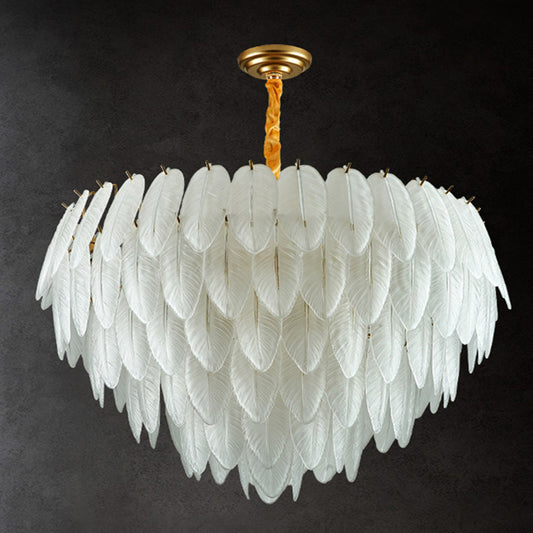 Feather Look Modern Chandelier