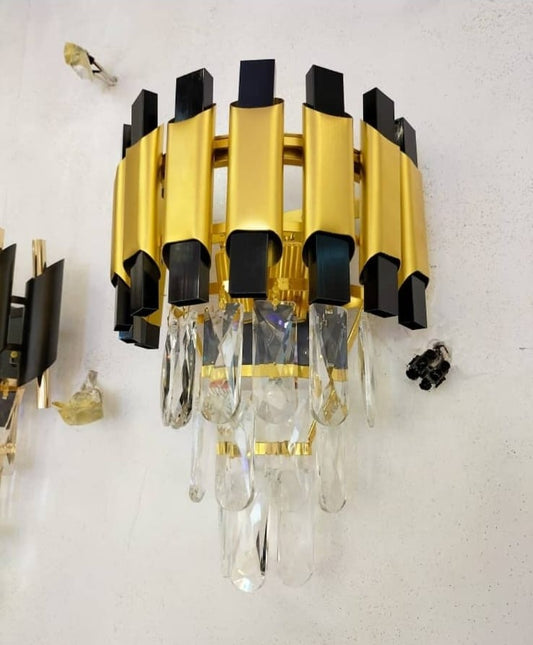 Black Gold Wall Lamp