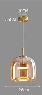 Champagne Glass Hanging Lamp