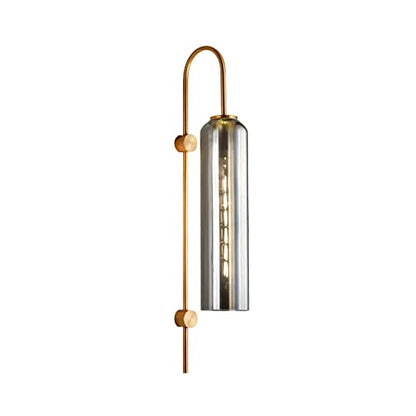 Smokey Long Glass Wall Light