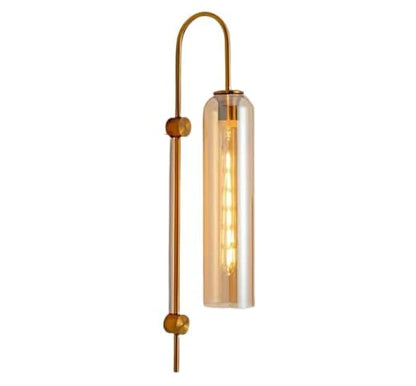 Gold Long Glass Wall Light
