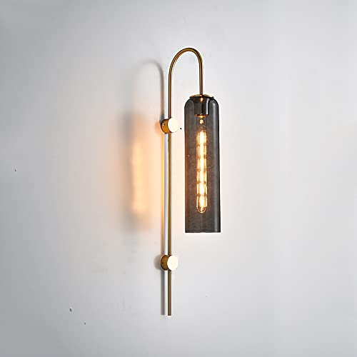 Smokey Long Glass Wall Light
