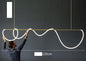 Gold Metallic Linear Hanging Light