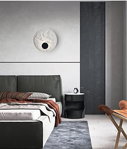 Resin Led Wall Lamps Art Circle