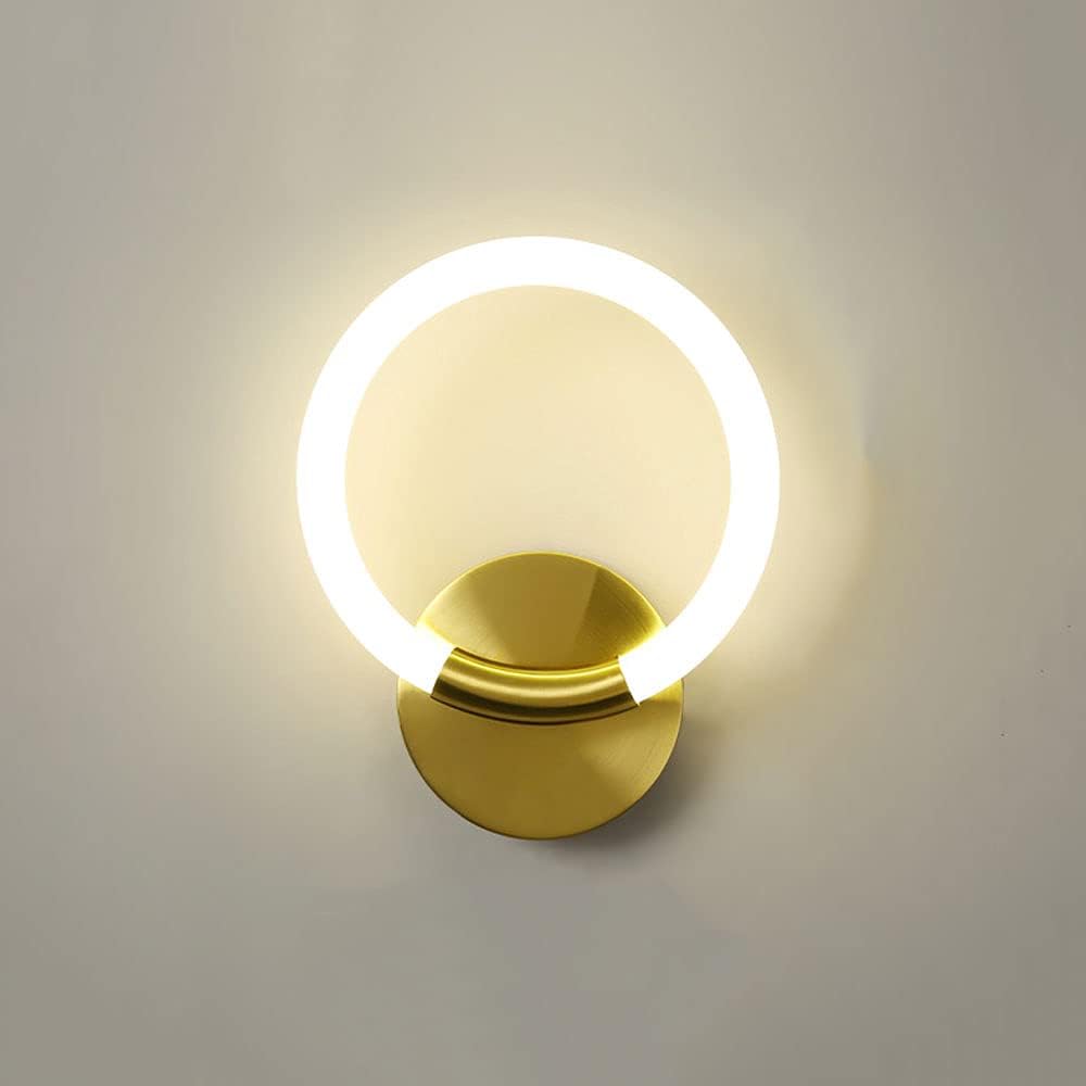 Round Gold Wall Lamp