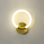 Round Gold Wall Lamp