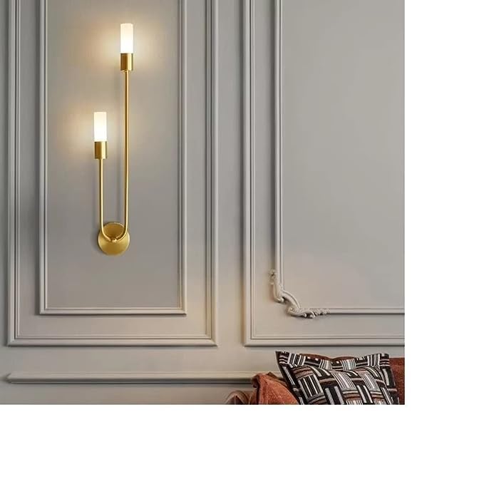 Minimalist Golden Wall Sconce