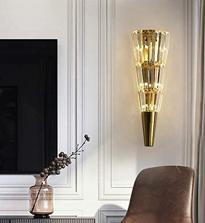 Mashal Modern Gold Metal Wall Light