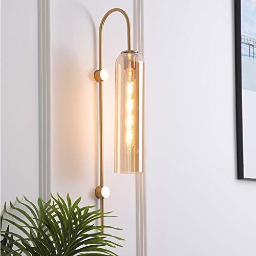 Gold Long Glass Wall Light