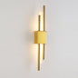 Luxury Art LED Gold Pipe Acrylic Wall Light
