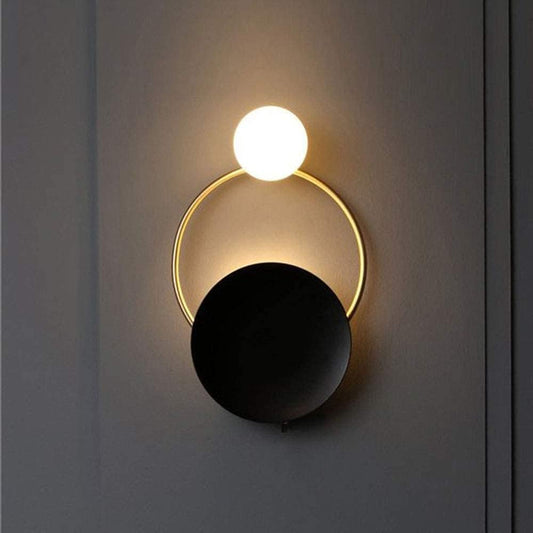 LED Circle Lights Bedside Light Wall