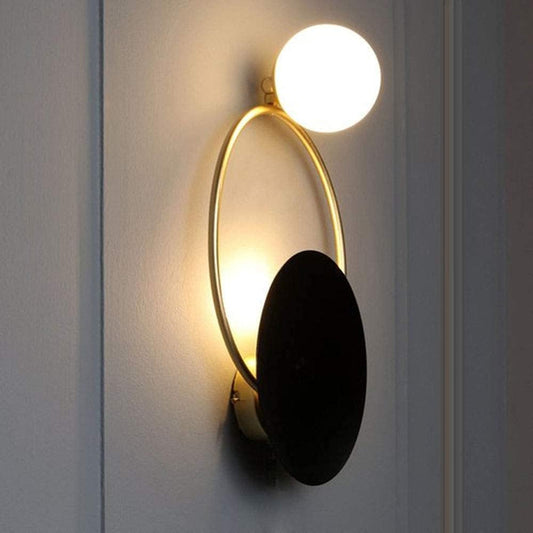 LED Circle Lights Bedside Light Wall
