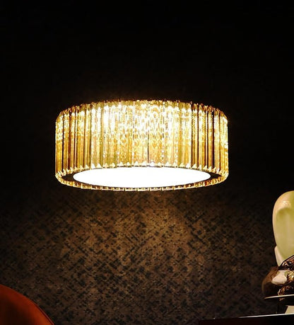 Crystal Gold Finish Pendant Light