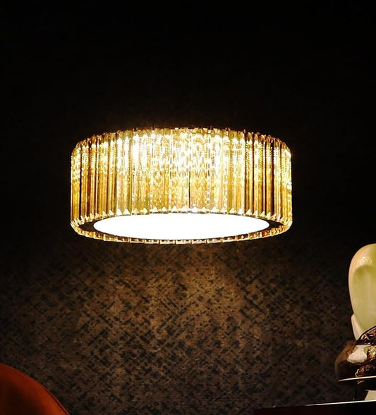 Crystal Gold Finish Pendant Light