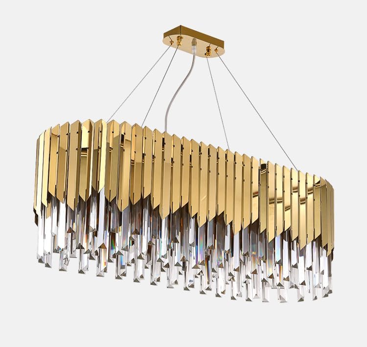 Gold Metal Hanging Chandelier