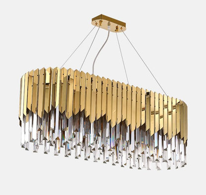 Gold Metal Hanging Chandelier