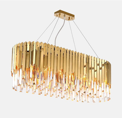 Gold Metal Hanging Chandelier