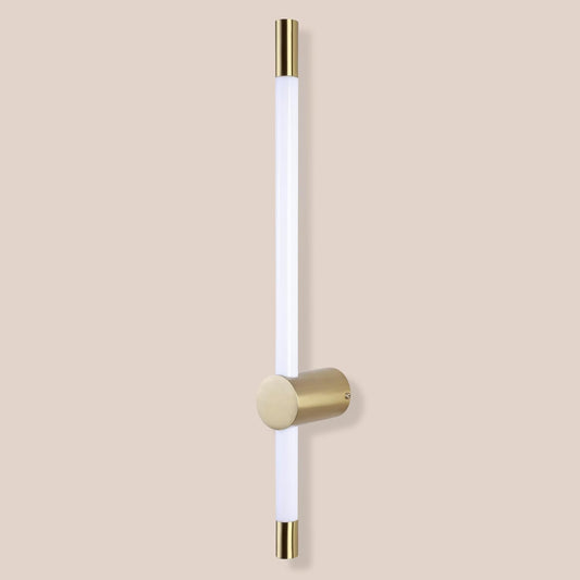 LED Acrylic Tube with Gold-Toned Metal Ends