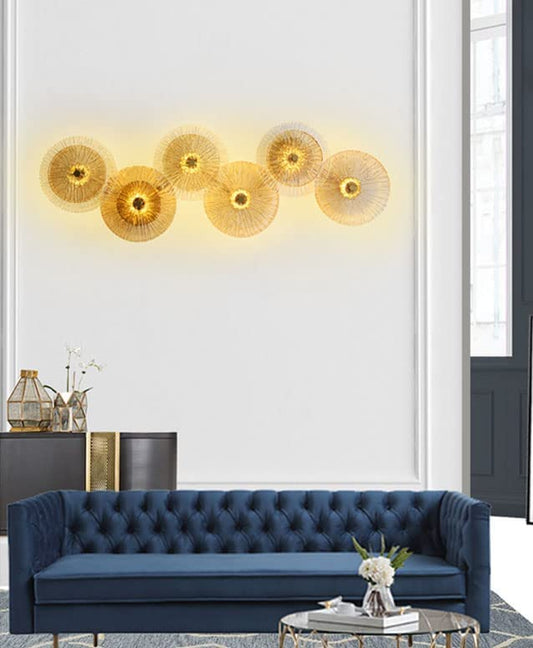 6 Light Modern LED Wall Art