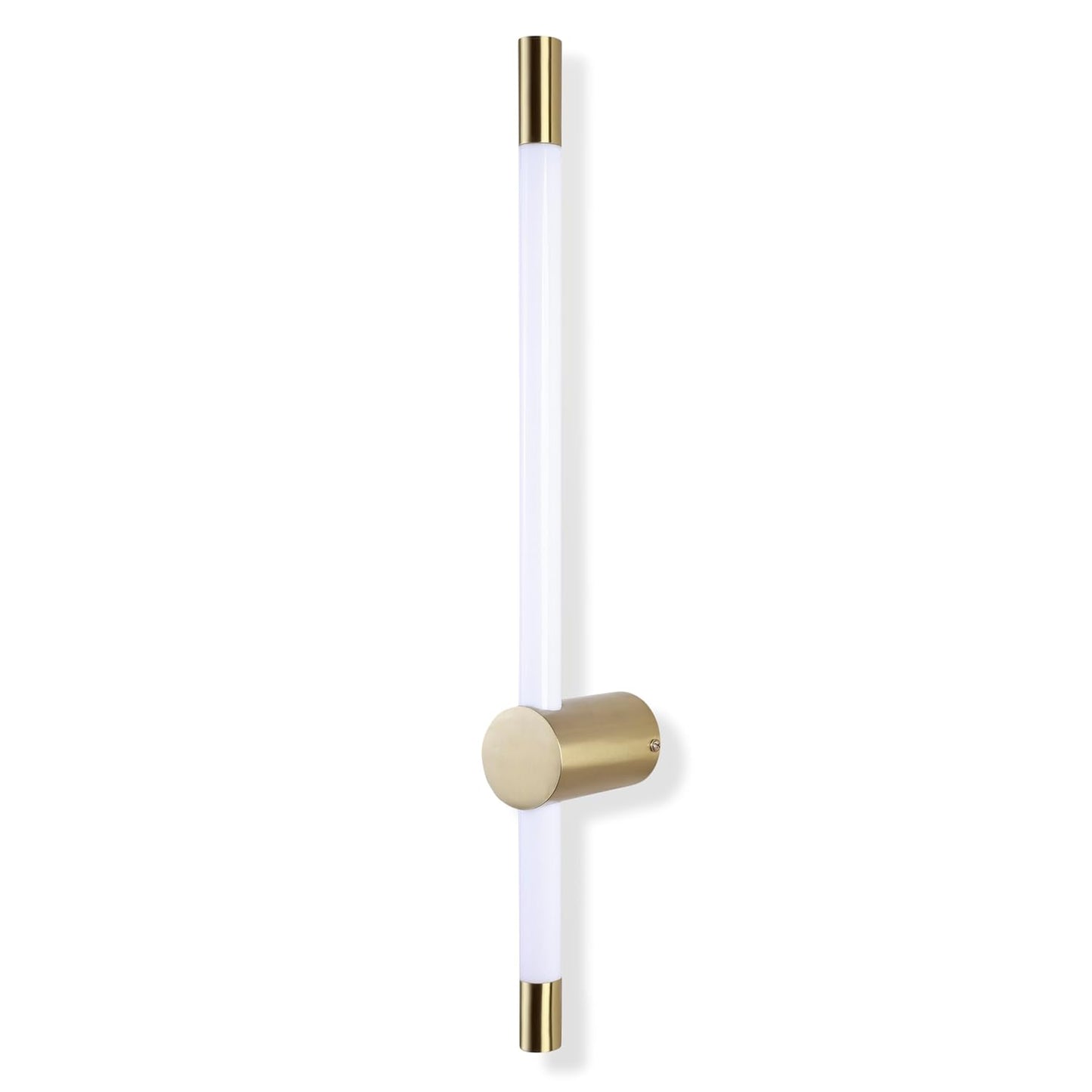 LED Acrylic Tube with Gold-Toned Metal Ends