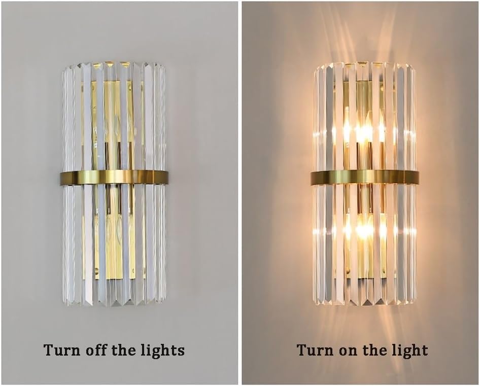 Wall Lamp Lighting Crystal Wall Sconce