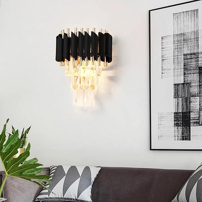 Black & Gold Wall Lamp