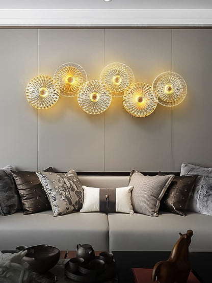 6 Light Modern LED Wall Art