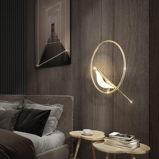 Golden Bird Pendant Light