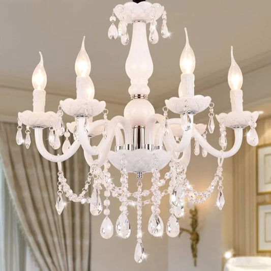 Amber Crystal Chandelier