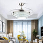 Ceiling Crystal Fan with Remote