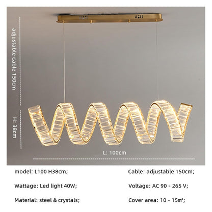 Modern LED Pendant Lights Wave