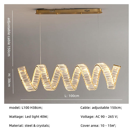Modern LED Pendant Lights Wave