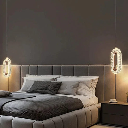 Crystal Wormhole Hanging Pendant Light