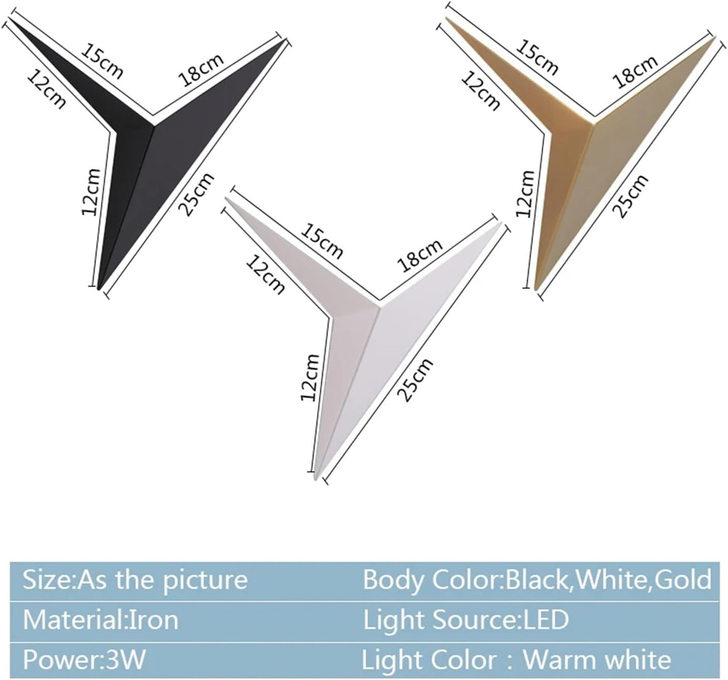 Triangular Wall Lamp
