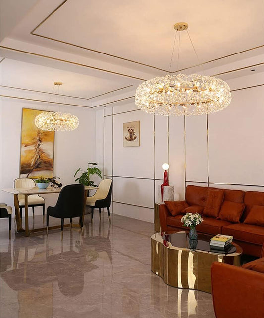 Milano Crystal Glass LED Chandelier