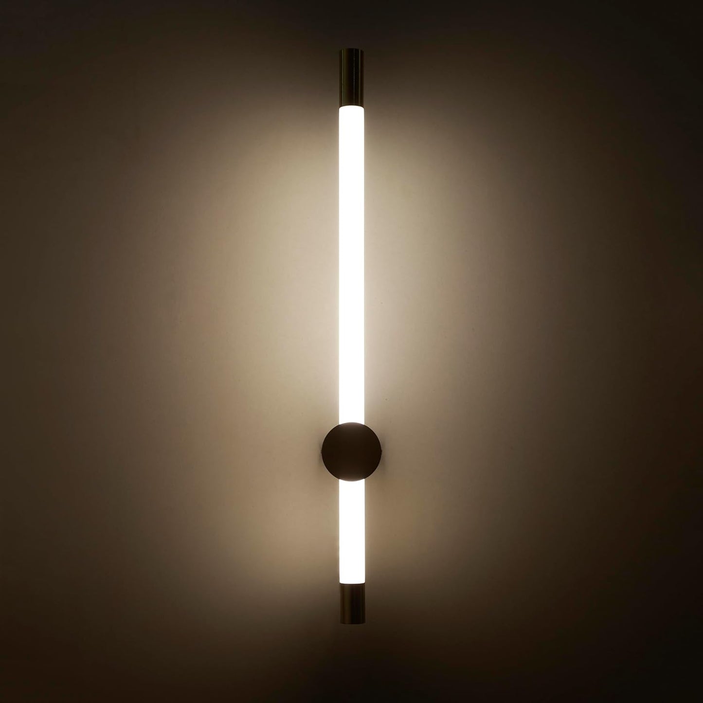 LED Acrylic Tube with Gold-Toned Metal Ends