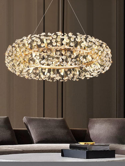 Milano Crystal Glass LED Chandelier