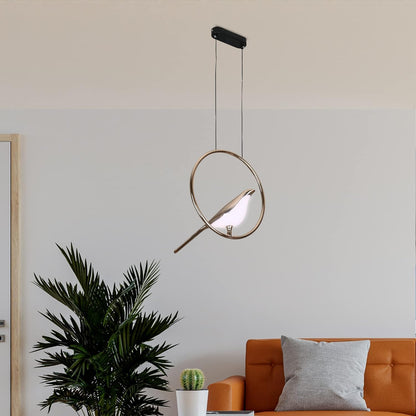 Golden Bird Pendant Light
