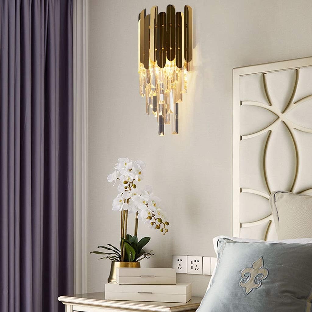 Golden Crystal Wall Fixtures